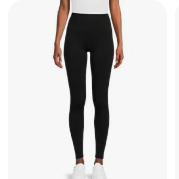 Warners Blissful Benefits Women's Seamless Fleece Lined Leggings- Black SZ L/XL - Picture 1 of 7